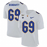 Pittsburgh Panthers 69 Adam Bisnowaty White 150th Anniversary Patch Nike College Football Jersey Dzhi,baseball caps,new era cap wholesale,wholesale hats